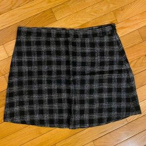 Plaid Mini Skirt